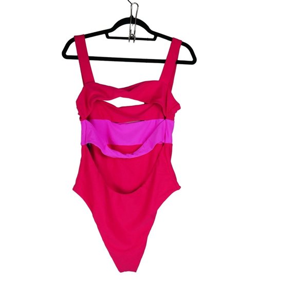 Lovers and Friends Daytona One Piece in Red & Pink Large - Picture 4 of 7